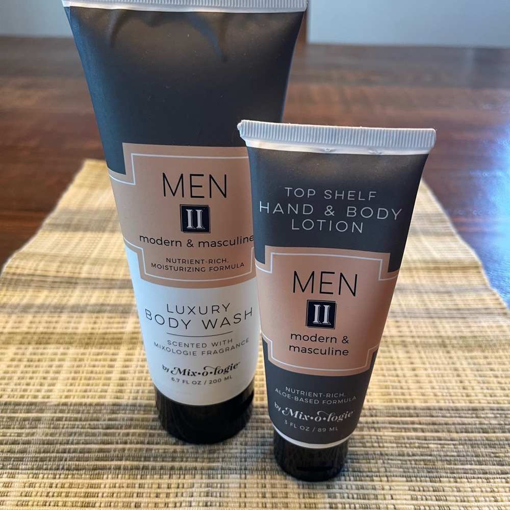 Mixologie Men's Modern Body Wash and Lotion
